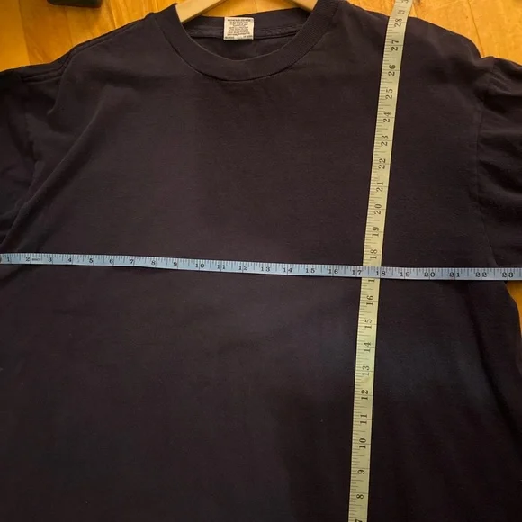 Au Coton Vintage Pre-Shrunk Cotton Short Sleeve Top O/S - Picture 4 of 6